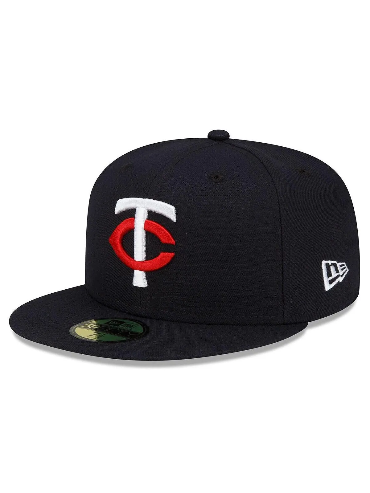 Мужская темно-синяя шляпа Minnesota Twins Authentic Collection Home 59Fifty 2023 New Era — изображение 2 из 5, темно-синий