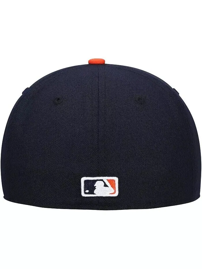 Мужская темно-синяя приталенная шляпа Detroit Tigers Authentic Collection On-Field Road 59FIFTY New — изображение 5 из 5
