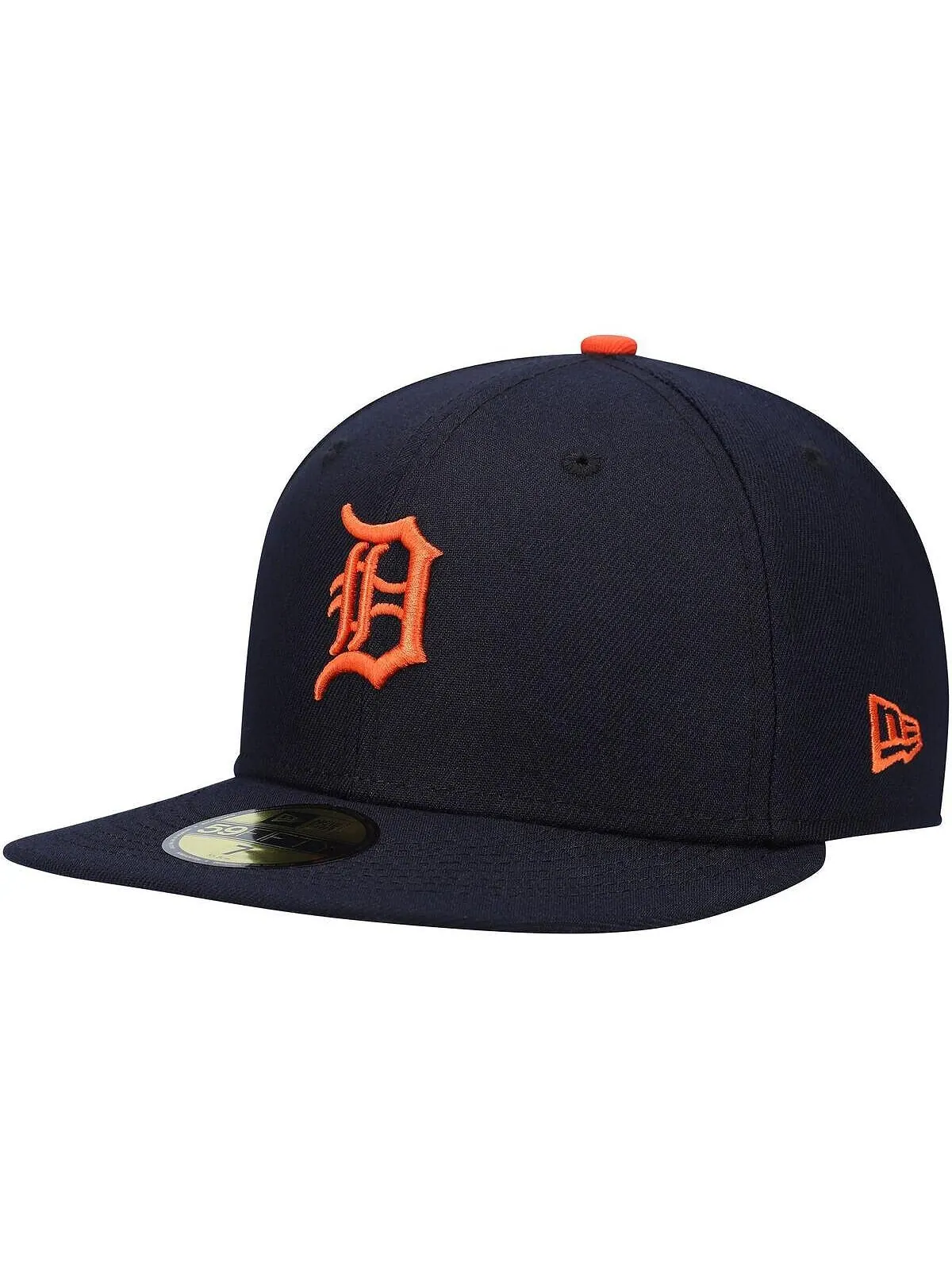 Мужская темно-синяя приталенная шляпа Detroit Tigers Authentic Collection On-Field Road 59FIFTY New — изображение 2 из 5