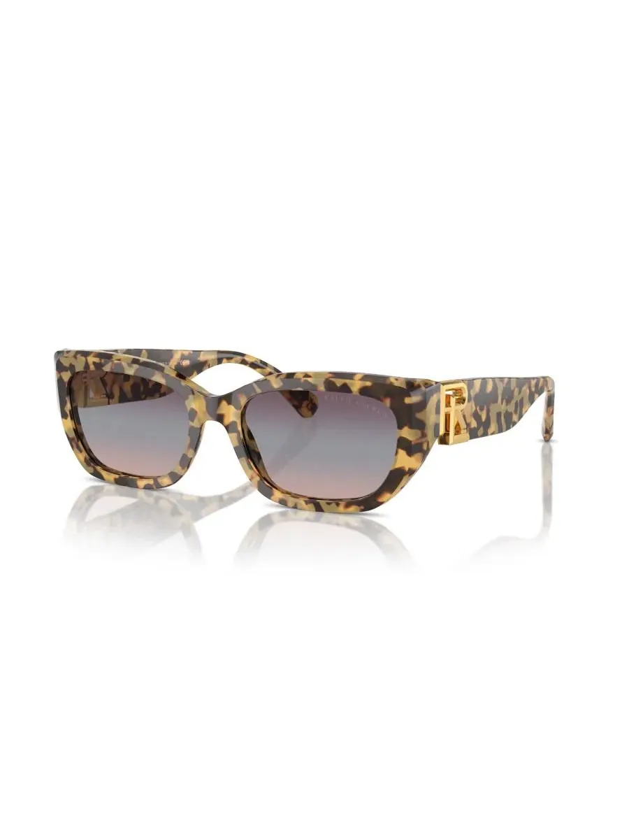 Солнцезащитные очки с оправой кошачий глаз Ralph Lauren RL8222 The Bridget, Spotty