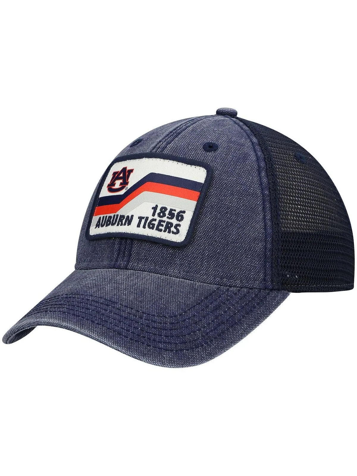 Мужская темно-каштановая кепка Snapback Sun & Bars Dashboard Trucker Tigers Legacy Athletic — изображение 1 из 5, темно-синий