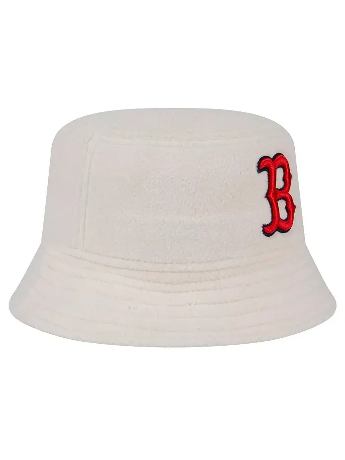 Женская белая уютная бейсболка Boston Red Sox Chrome New Era — изображение 3 из 4