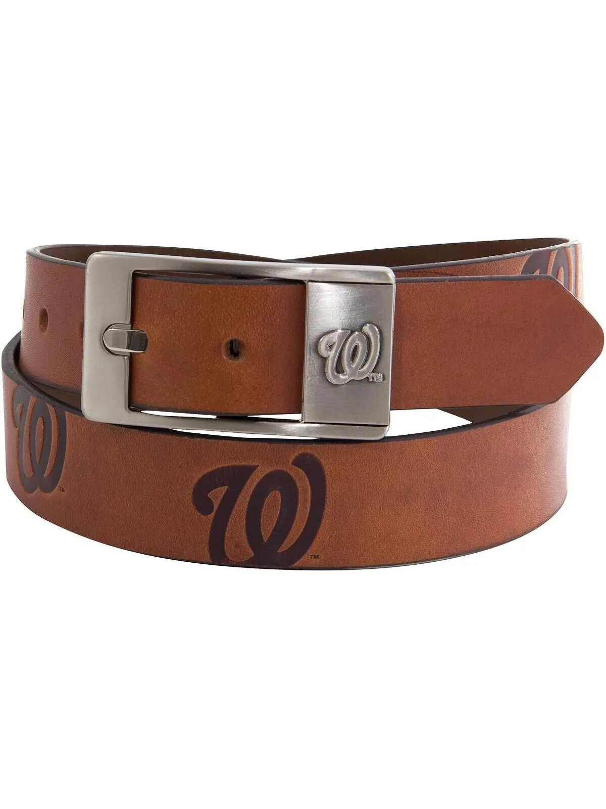 Мужской кожаный ремень Washington Nationals Brandish Eagles Wings