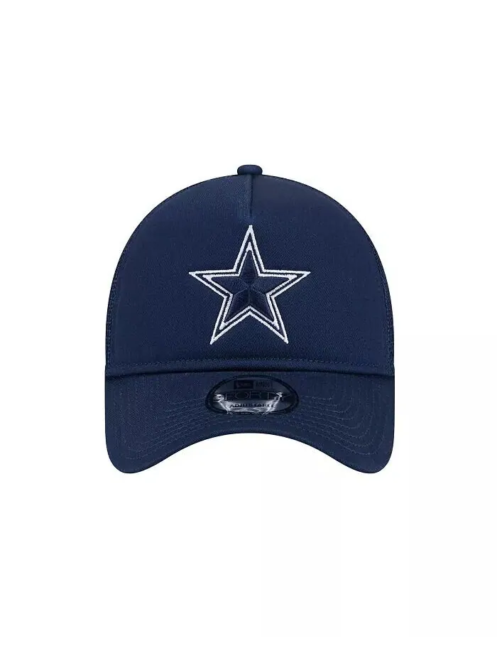 Мужская темно-синяя кепка Dallas Cowboys Main A-Frame Trucker 9FORTY Adjustable New Era — изображение 5 из 5