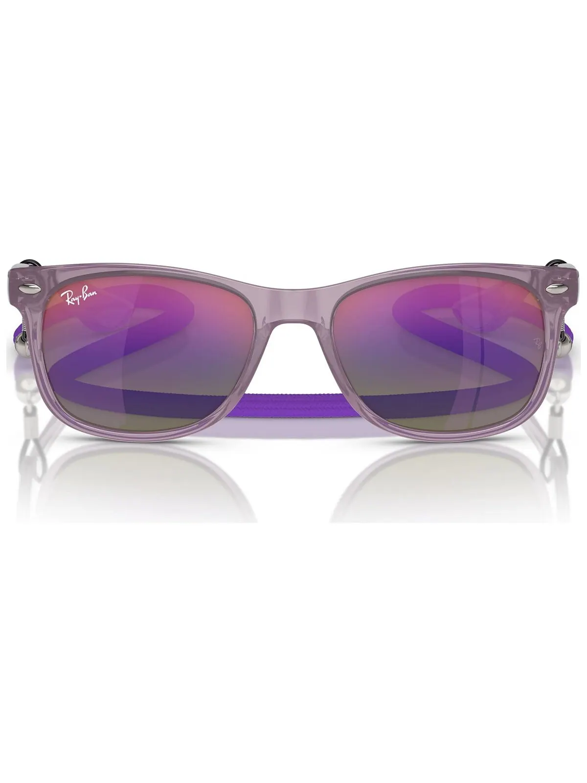Солнцезащитные очки Ray-Ban New Wayfarer Kids RB9052 — изображение 3 из 7, фиолетовый