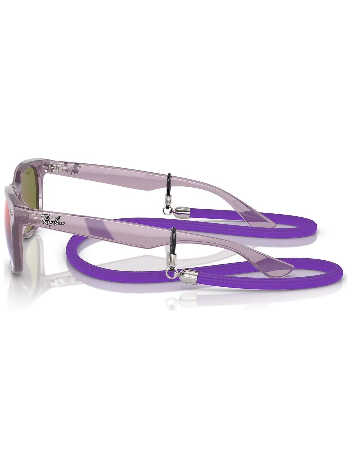 Солнцезащитные очки Ray-Ban New Wayfarer Kids RB9052 — изображение 5 из 7, фиолетовый