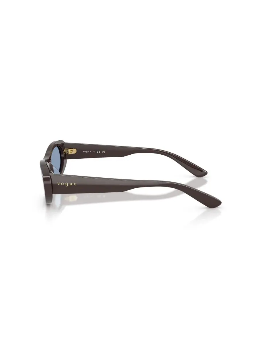 Женские овальные солнцезащитные очки, VO5695SU Vogue Eyewear, Moka — изображение 3 из 8