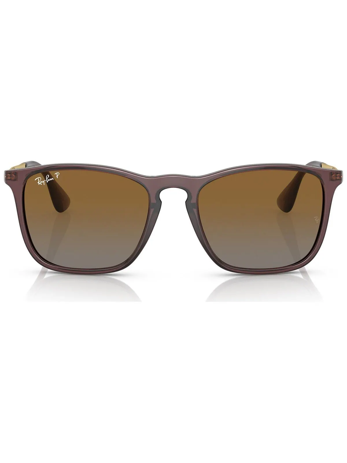 Мужские поляризованные солнцезащитные очки, RB418754-YP Ray-Ban — изображение 2 из 7, прозрачный коричневый