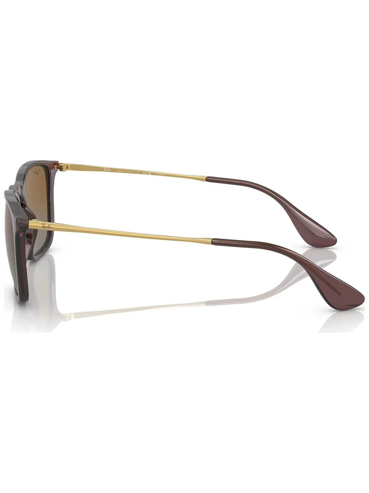 Мужские поляризованные солнцезащитные очки, RB418754-YP Ray-Ban — изображение 3 из 7, прозрачный коричневый