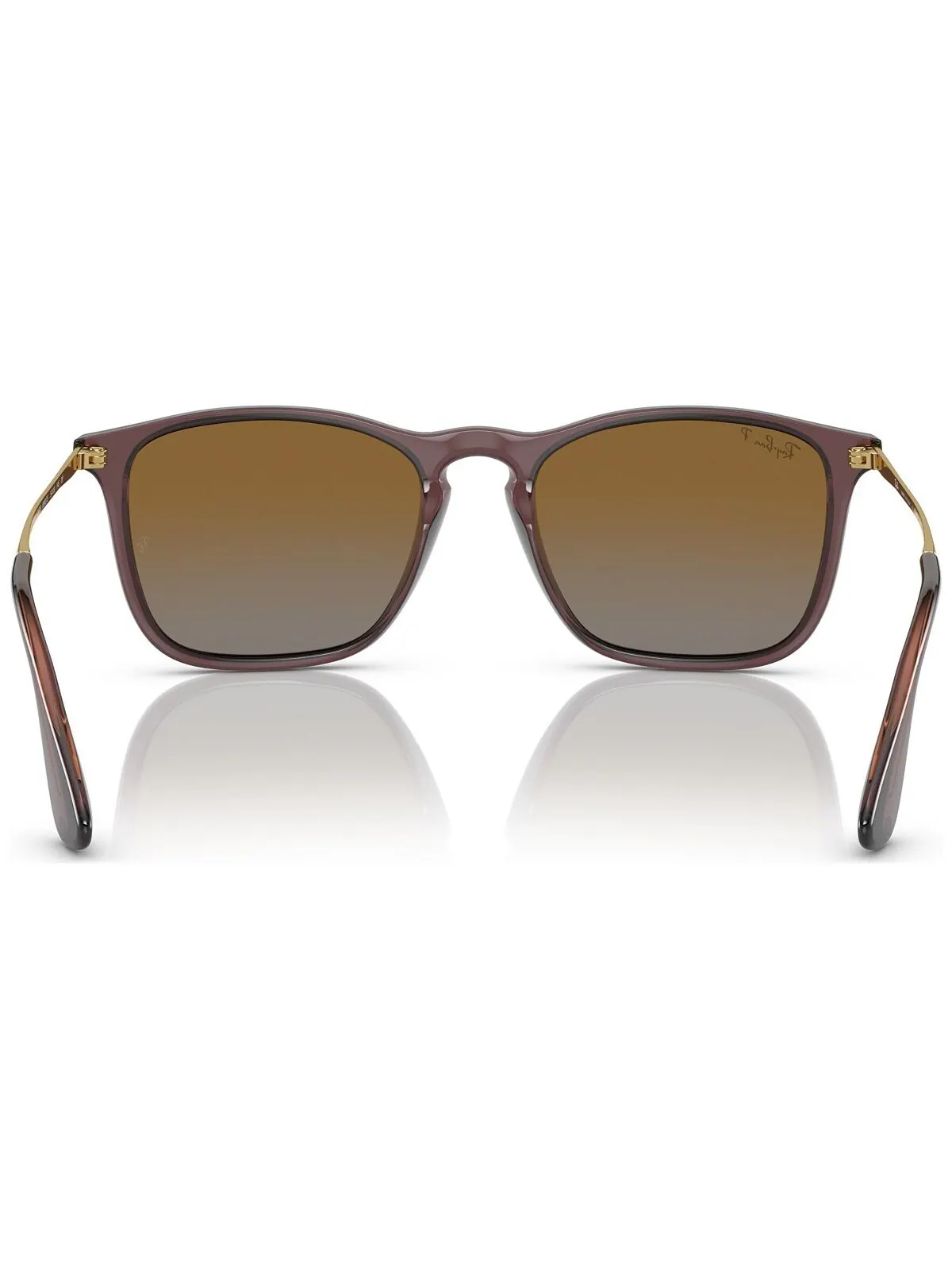 Мужские поляризованные солнцезащитные очки, RB418754-YP Ray-Ban — изображение 4 из 7, прозрачный коричневый