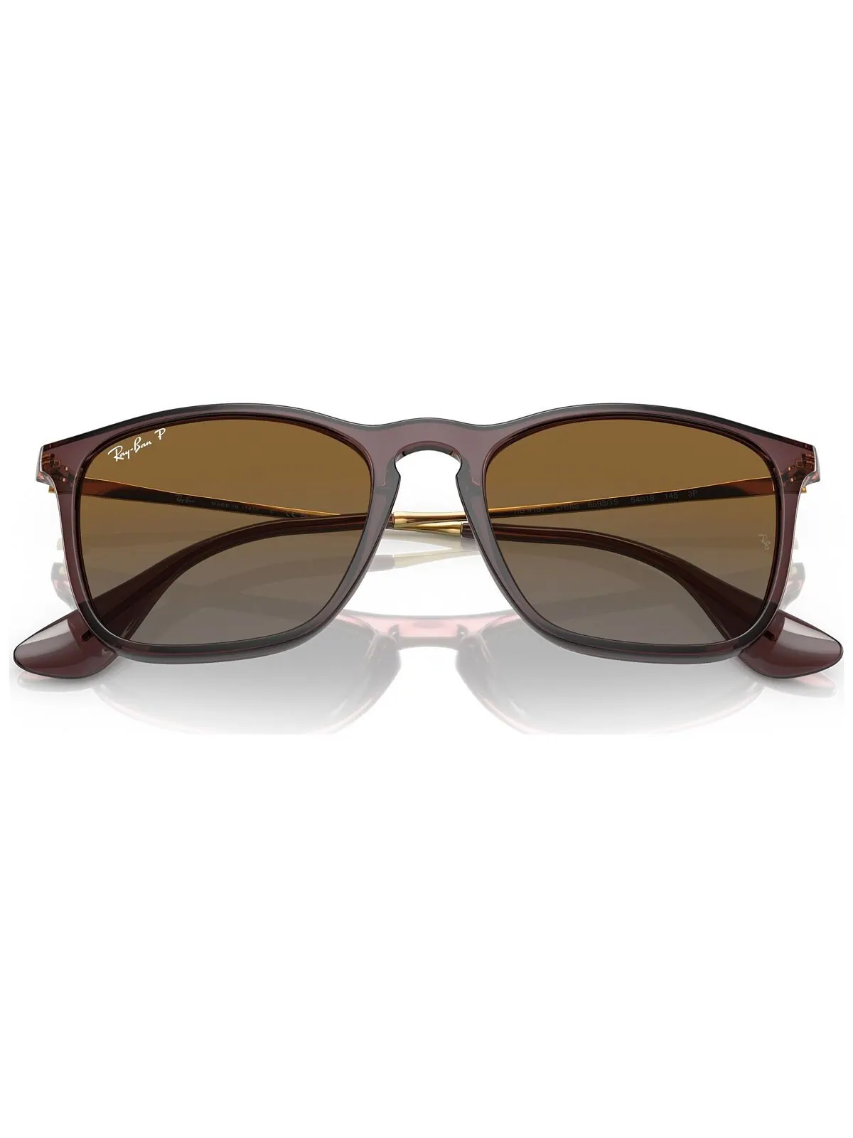Мужские поляризованные солнцезащитные очки, RB418754-YP Ray-Ban — изображение 5 из 7, прозрачный коричневый