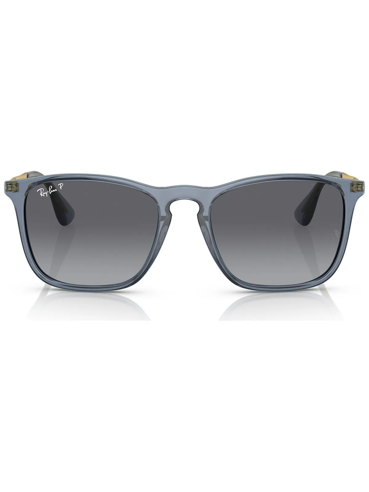 Мужские поляризованные солнцезащитные очки, RB418754-YP Ray-Ban — изображение 2 из 7, прозрачный синий
