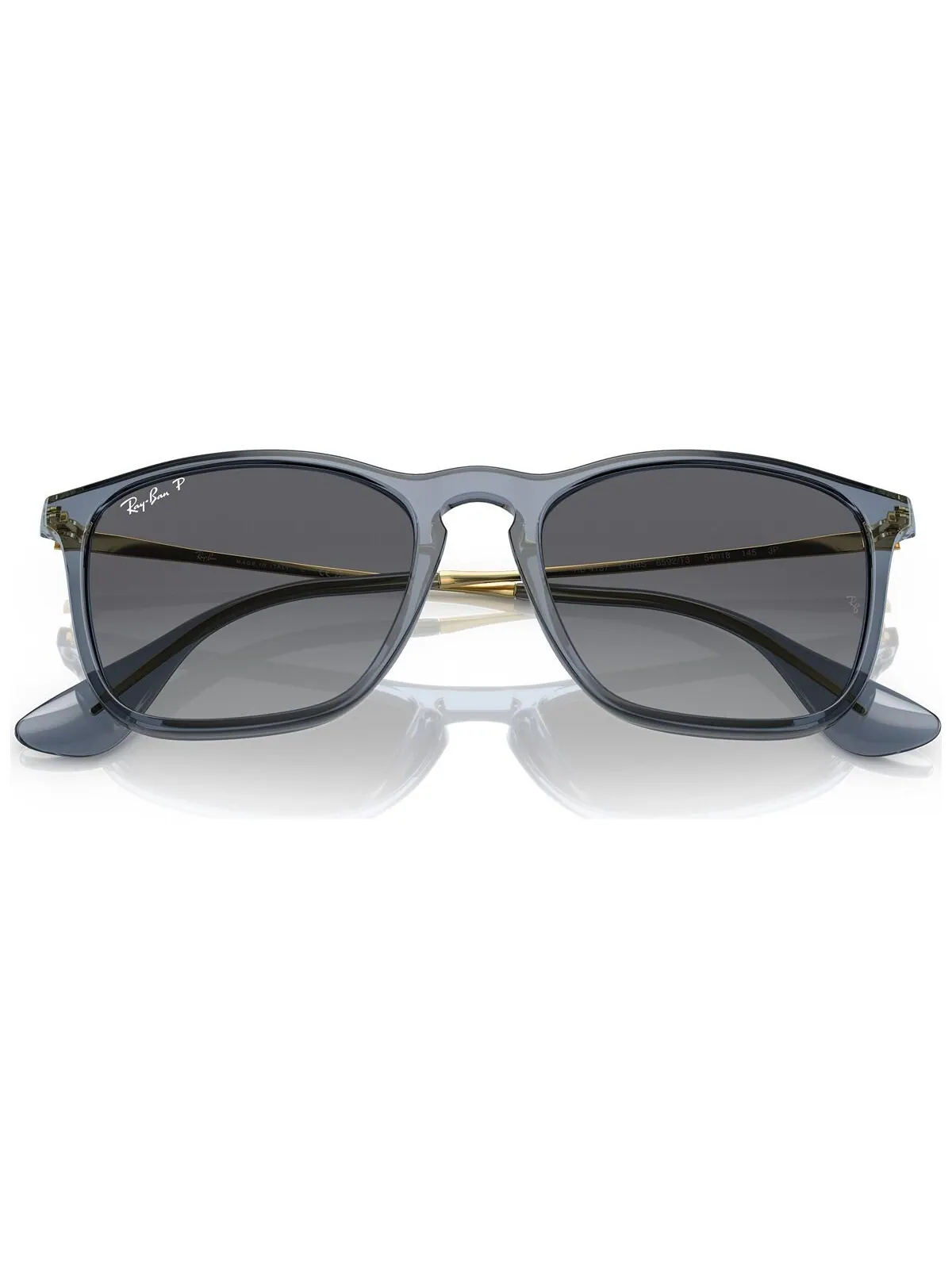 Мужские поляризованные солнцезащитные очки, RB418754-YP Ray-Ban — изображение 5 из 7, прозрачный синий