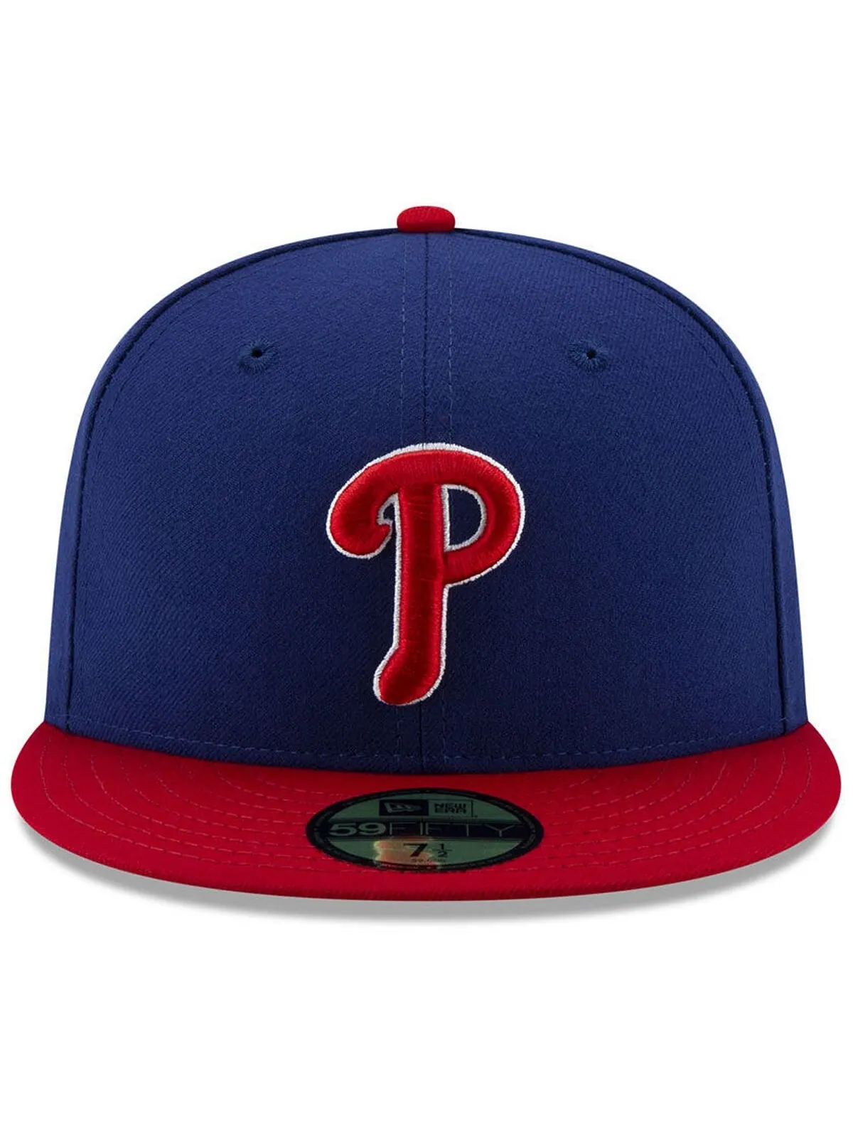 Кепка приталенного кроя Philadelphia Phillies Authentic Collection 59FIFTY New Era — изображение 2 из 4, светлый/красный