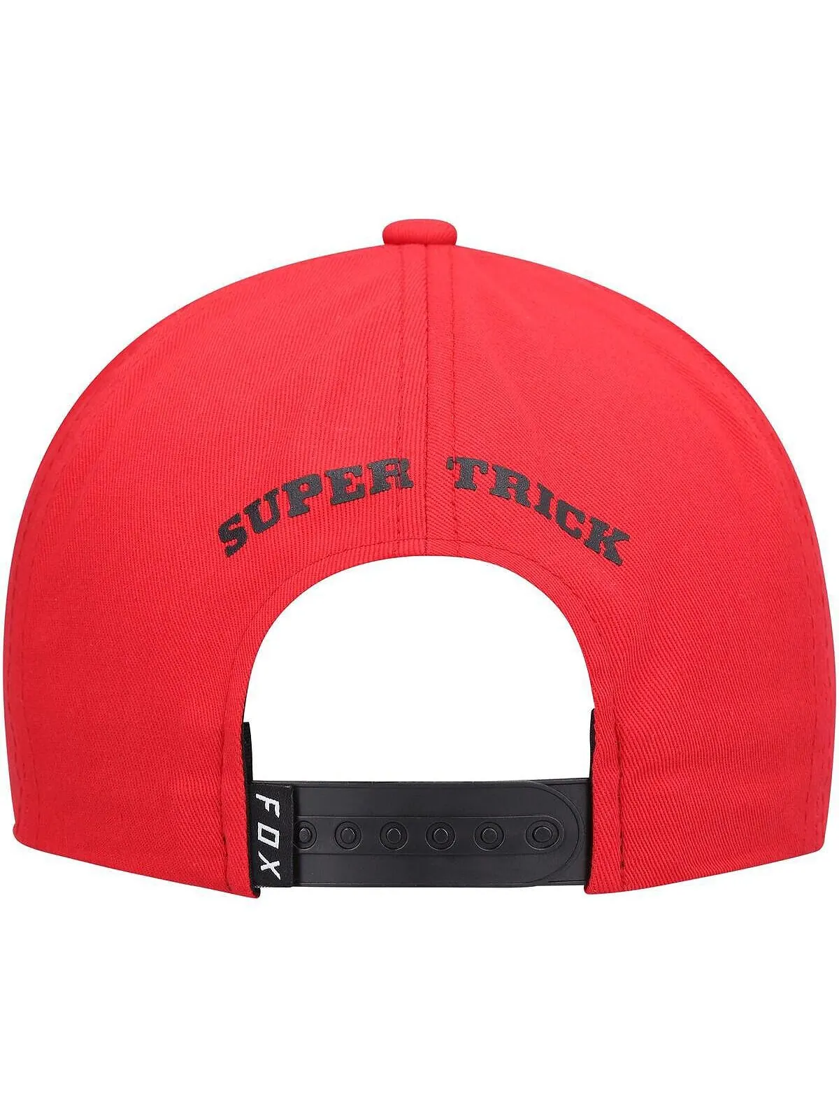Молодежная кепка Super Trik Snapback для мальчиков и девочек, белая, красная Fox — изображение 5 из 5, белый красный