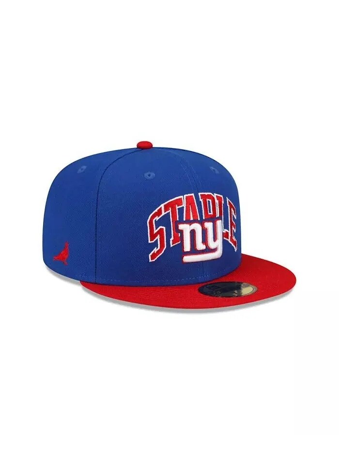 Мужская облегающая шляпа X Staple Royal, красная New York Giants Pigeon 59Fifty New Era — изображение 2 из 6