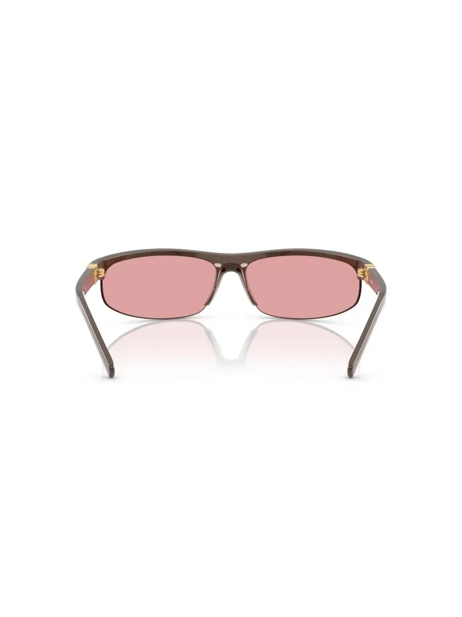 Женские овальные солнцезащитные очки, MU A02S MIU MIU, Cocoa Metal — изображение 4 из 5
