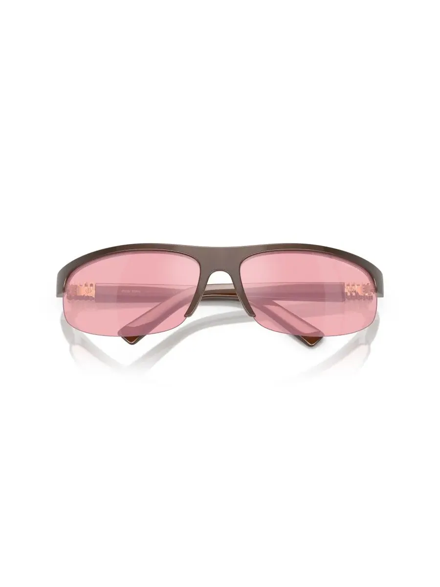 Женские овальные солнцезащитные очки, MU A02S MIU MIU, Cocoa Metal — изображение 5 из 5