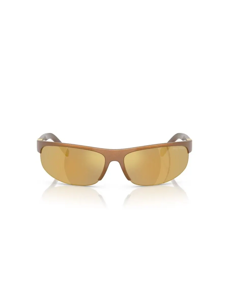 Женские овальные солнцезащитные очки, MU A02S MIU MIU, Rust Metal — изображение 2 из 5