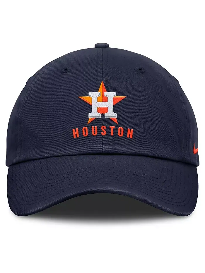 Женская регулируемая кепка Houston Astros Club в синем цвете Nike — изображение 4 из 4