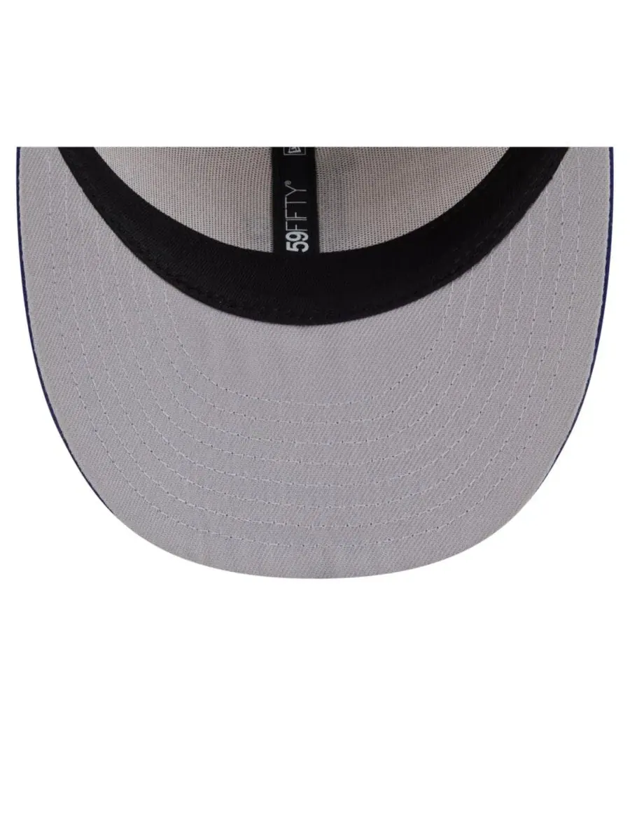 Кепка с высокой тульей New Era Los Angeles Dodgers Twine 59FIFTY, Natural Royal — изображение 5 из 5