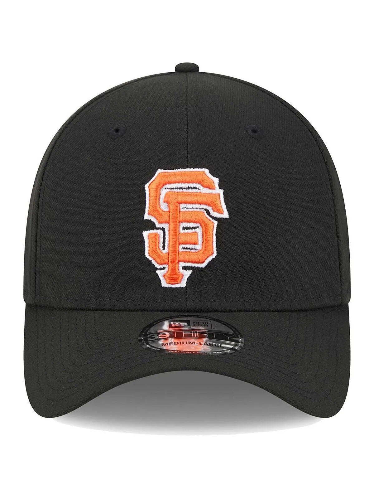 Мужская черная гибкая кепка с логотипом San Francisco Giants 39THIRTY New Era — изображение 2 из 4, черный