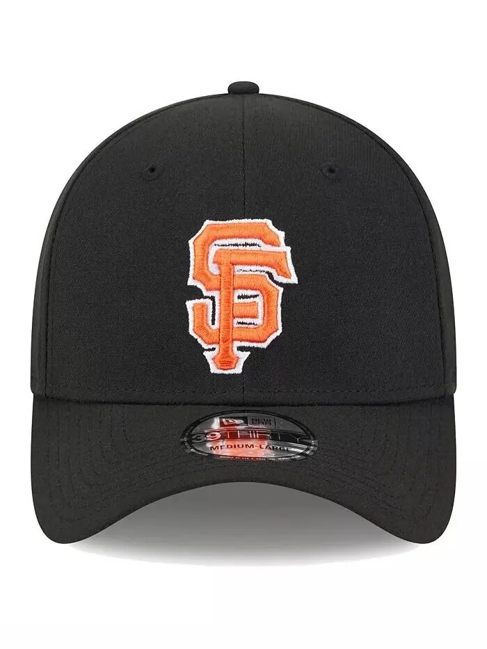 Мужская черная гибкая кепка с логотипом San Francisco Giants 39THIRTY New Era — изображение 2 из 4