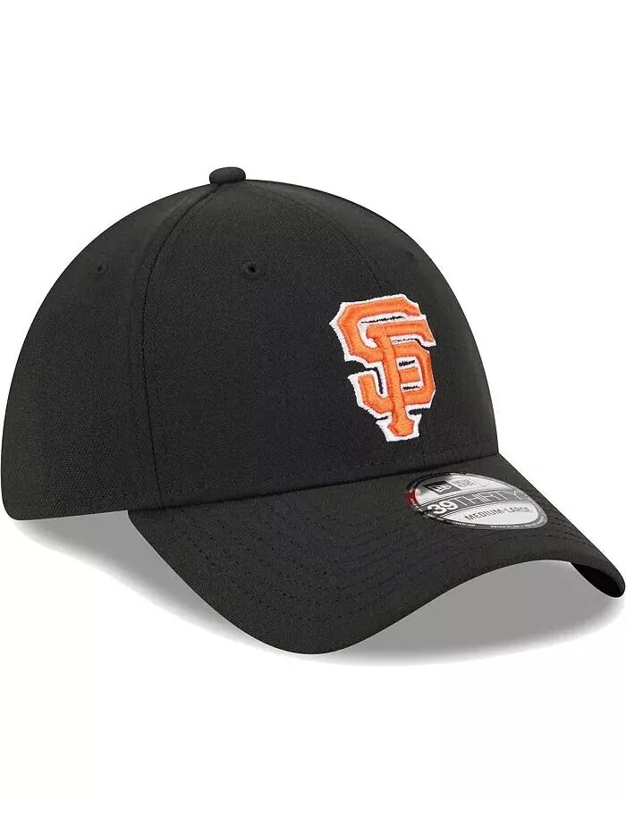 Мужская черная гибкая кепка с логотипом San Francisco Giants 39THIRTY New Era — изображение 3 из 4