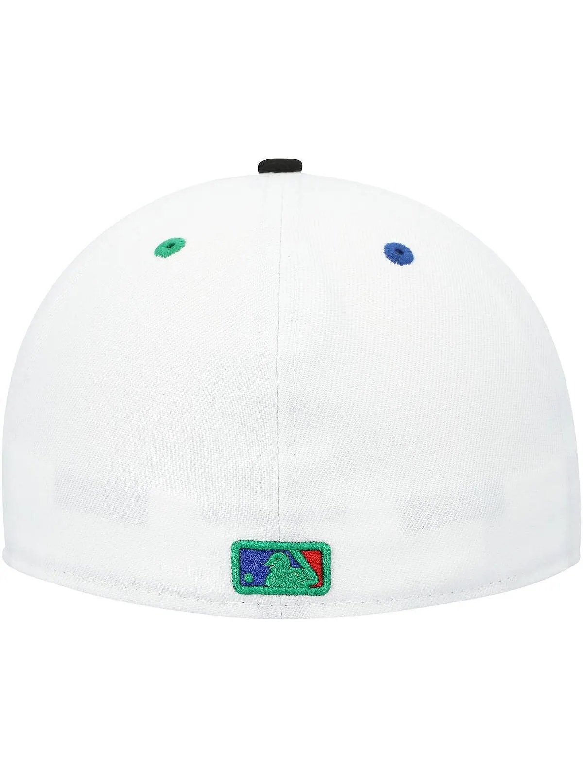Мужская белая, черная приталенная шляпа Kansas City Royals Primary Eye 59FIFTY New Era — изображение 2 из 5, белый черный
