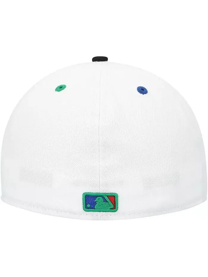 Мужская белая, черная приталенная шляпа Kansas City Royals Primary Eye 59FIFTY New Era — изображение 2 из 5