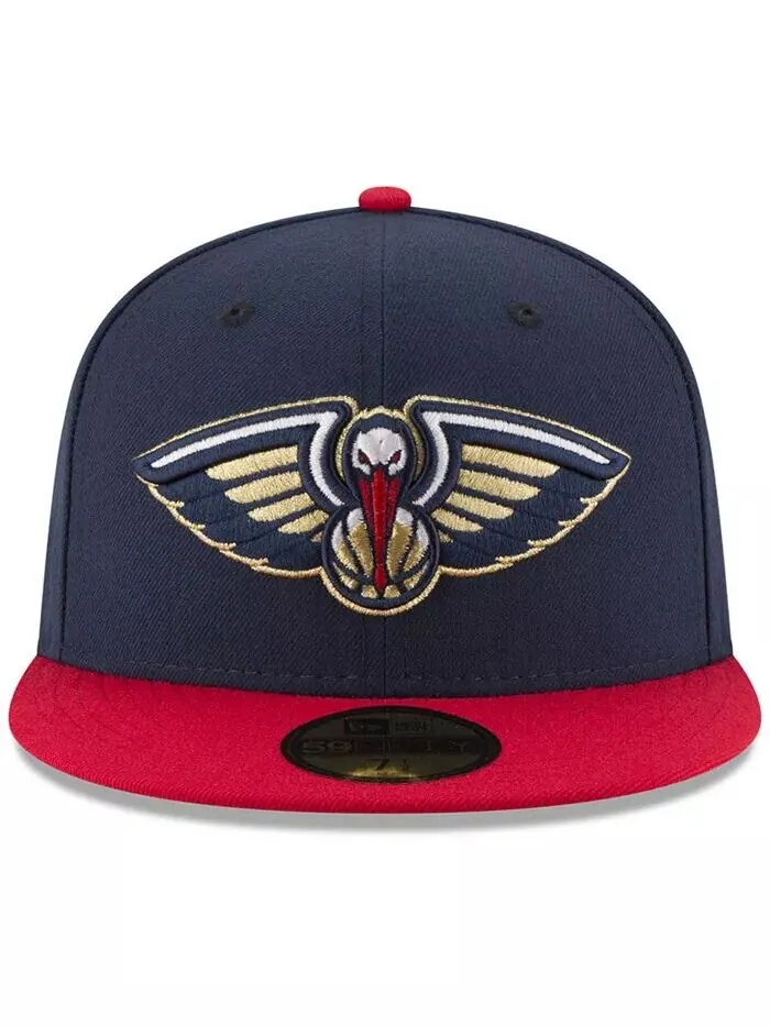 Двухцветная приталенная кепка New Orleans Pelicans Basic 59FIFTY New Era — изображение 3 из 4