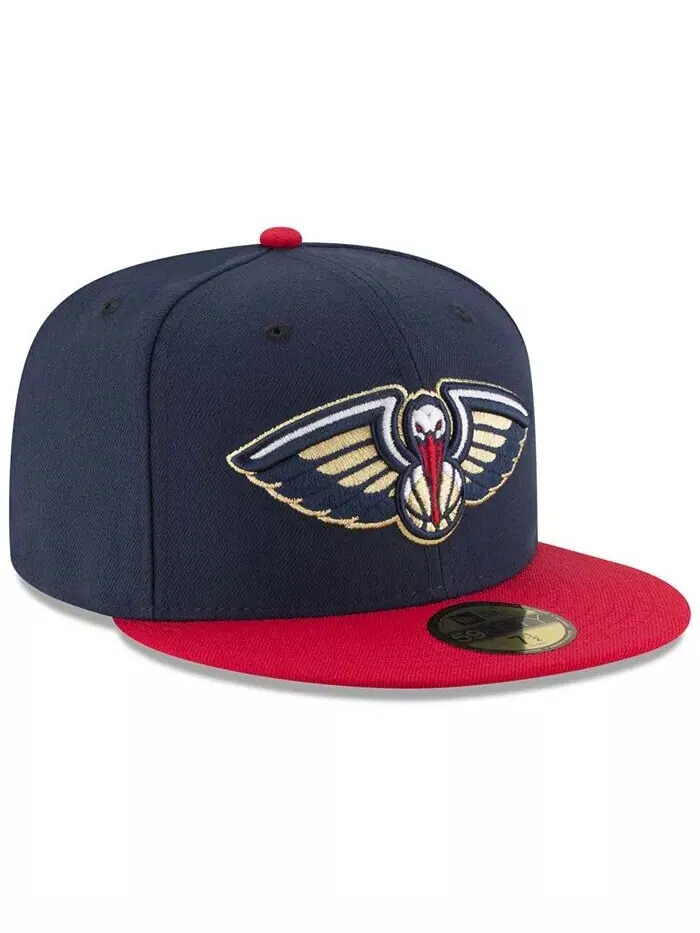 Двухцветная приталенная кепка New Orleans Pelicans Basic 59FIFTY New Era — изображение 4 из 4