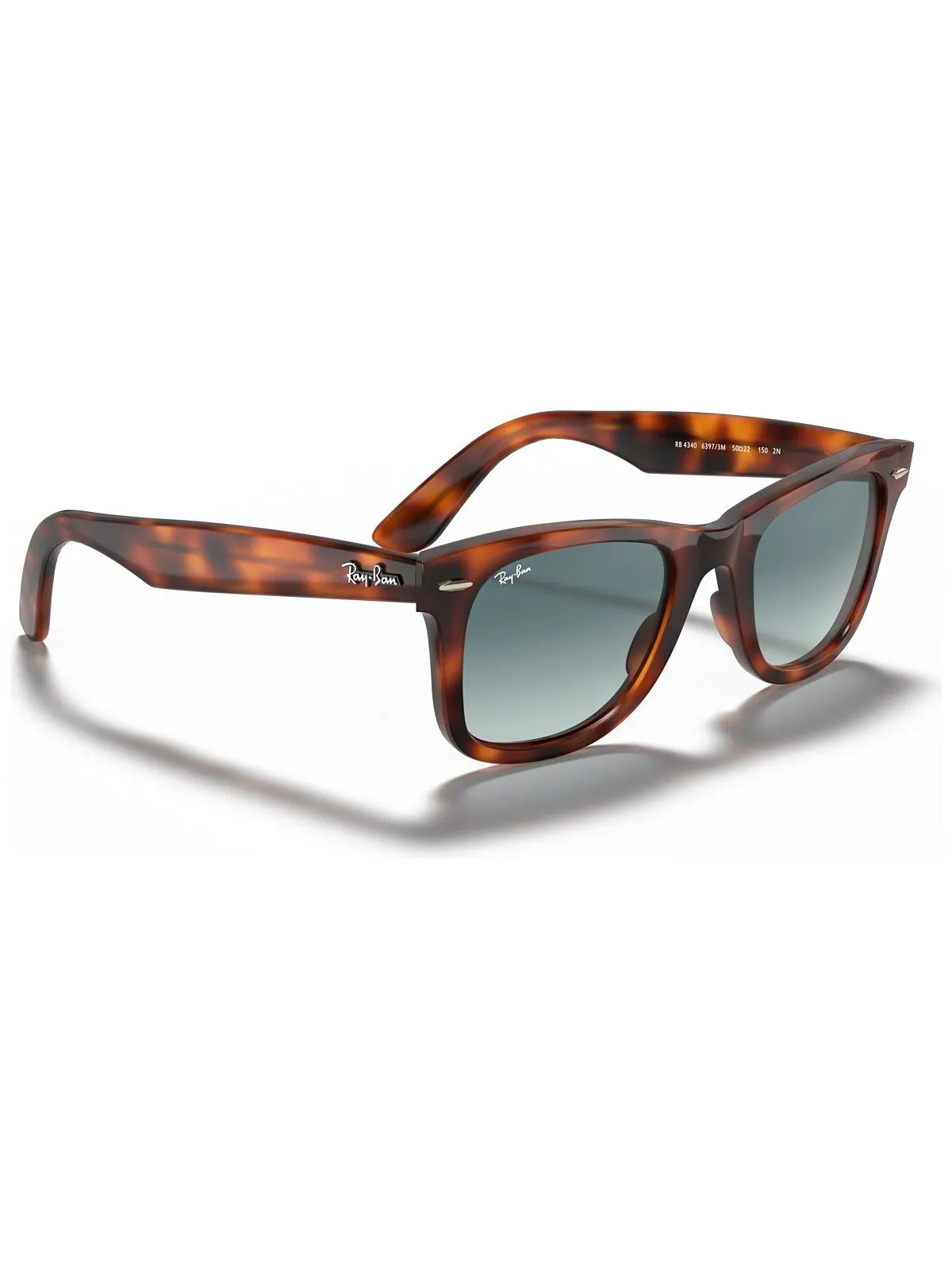 Солнцезащитные очки унисекс RAY-BAN Wayfarer Ease RB4340 — изображение 4 из 6, красный/синий серый