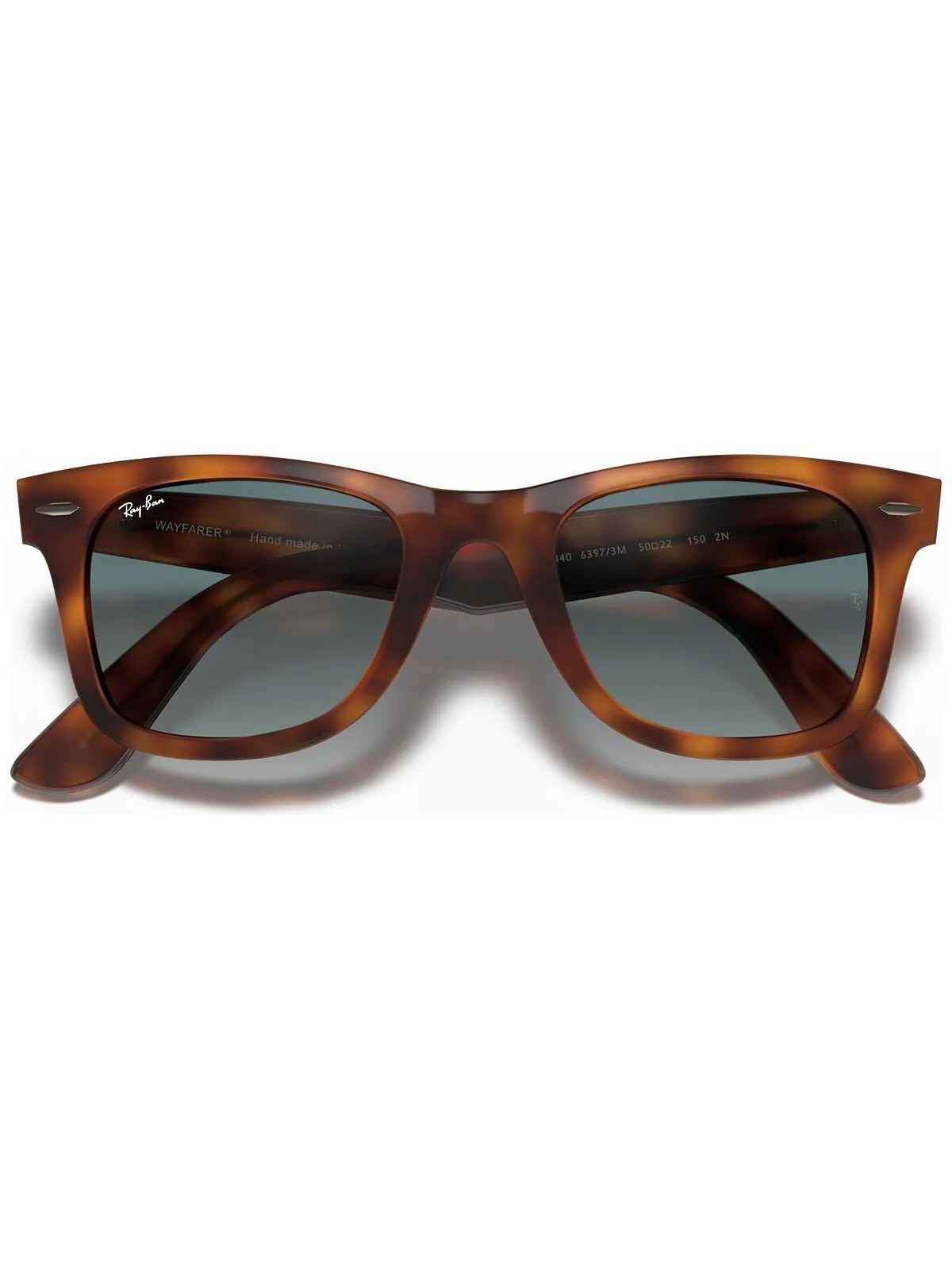 Солнцезащитные очки унисекс RAY-BAN Wayfarer Ease RB4340 — изображение 6 из 6, красный/синий серый