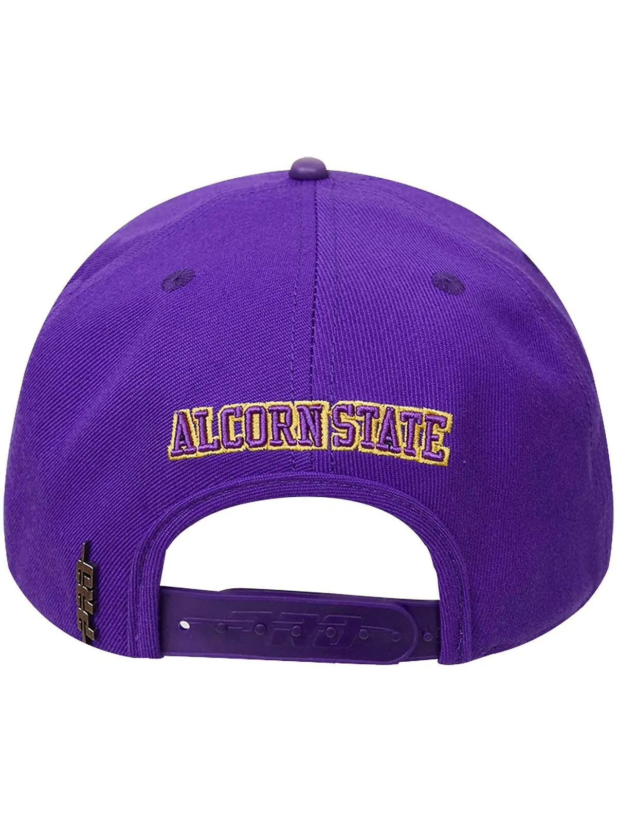 Мужская фиолетовая кепка с логотипом Alcorn State Braves Evergreen Primary Snapback Pro Standard — изображение 4 из 4