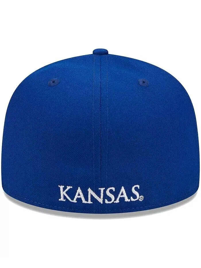 Мужская шляпа Royal Kansas Jayhawks Evergreen 59FIFTY Fitted New Era — изображение 5 из 9