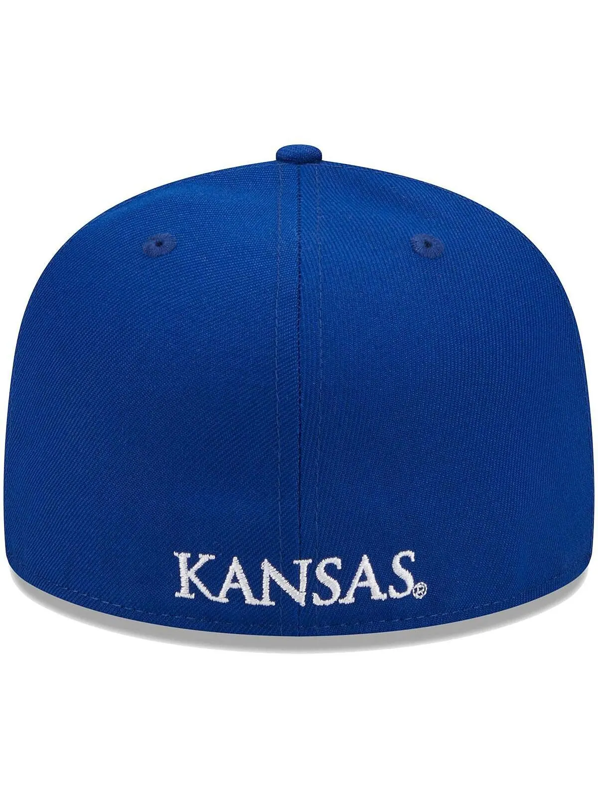 Мужская приталенная шляпа Royal Kansas Jayhawks Evergreen 59FIFTY New Era — изображение 4 из 4, королевский
