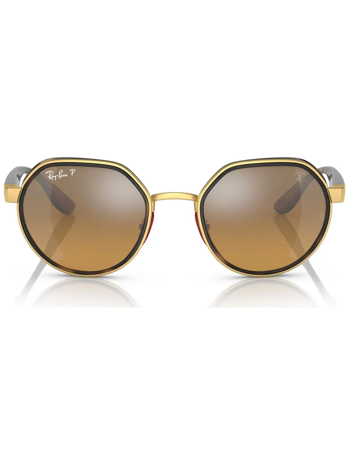 RB3703M Поляризованные солнцезащитные очки унисекс Scuderia Ferrari Collection 51 Ray-Ban — изображение 2 из 7, золотистый