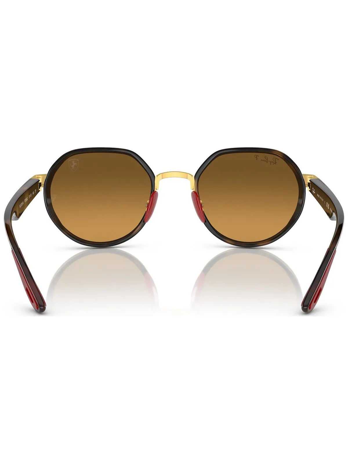 RB3703M Поляризованные солнцезащитные очки унисекс Scuderia Ferrari Collection 51 Ray-Ban — изображение 4 из 7, золотистый