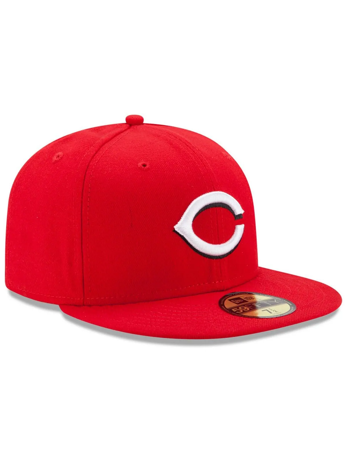 Кепка приталенного кроя Cincinnati Reds Authentic Collection 59FIFTY New Era — изображение 3 из 4, красный