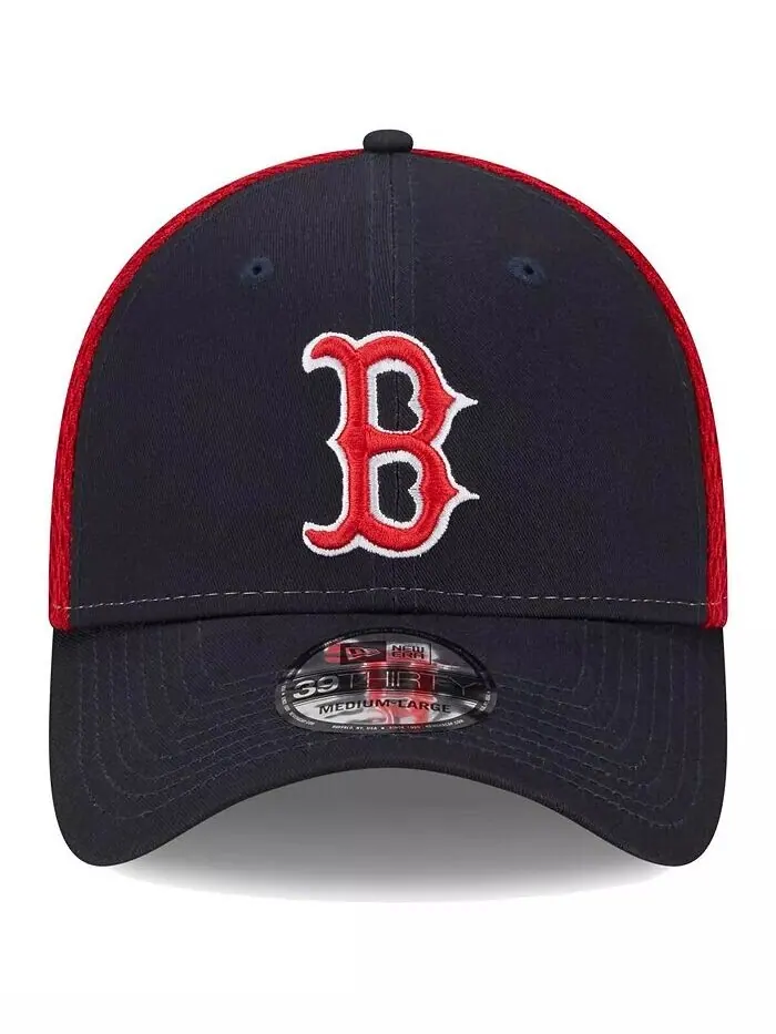 Мужская темно-синяя кепка Boston Red Sox Team Neo 39THIRTY Flex Hat New Era — изображение 2 из 4
