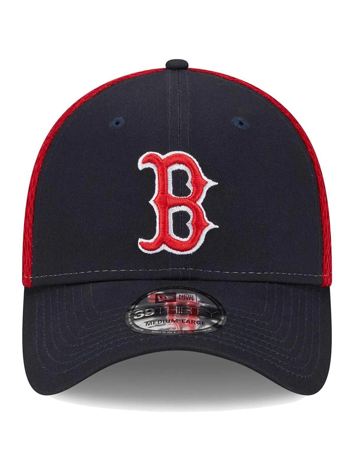 Мужская темно-синяя кепка Boston Red Sox Team Neo 39THIRTY Flex Hat New Era — изображение 2 из 4, темно-синий