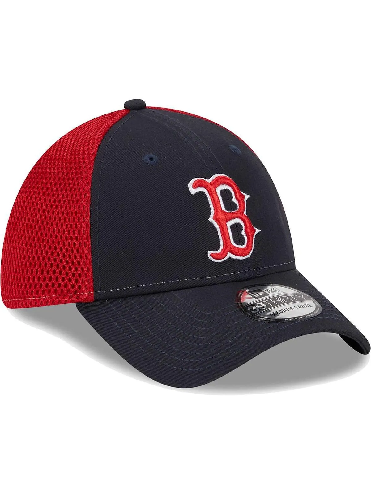 Мужская темно-синяя кепка Boston Red Sox Team Neo 39THIRTY Flex Hat New Era — изображение 3 из 4, темно-синий