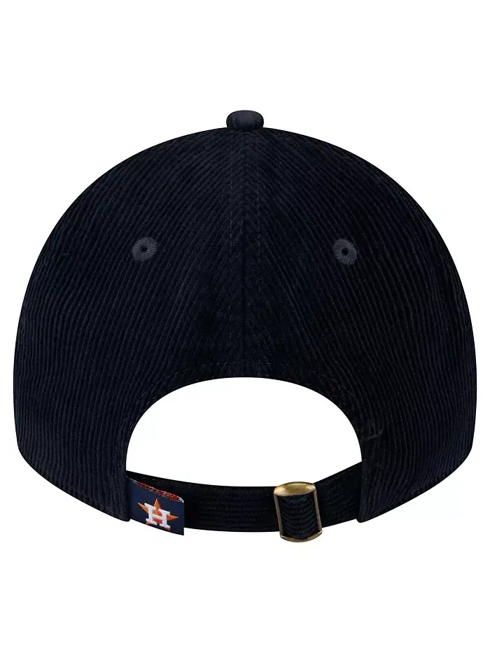 Женская регулируемая кепка Houston Astros 9TWENTY из вельвета в темно-синем цвете New Era — изображение 3 из 5