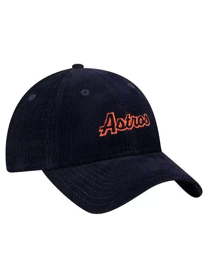 Женская регулируемая кепка Houston Astros 9TWENTY из вельвета в темно-синем цвете New Era — изображение 4 из 5