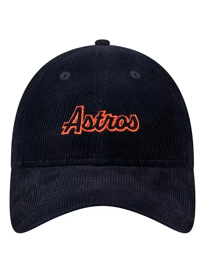 Женская регулируемая кепка Houston Astros 9TWENTY из вельвета в темно-синем цвете New Era — изображение 5 из 5