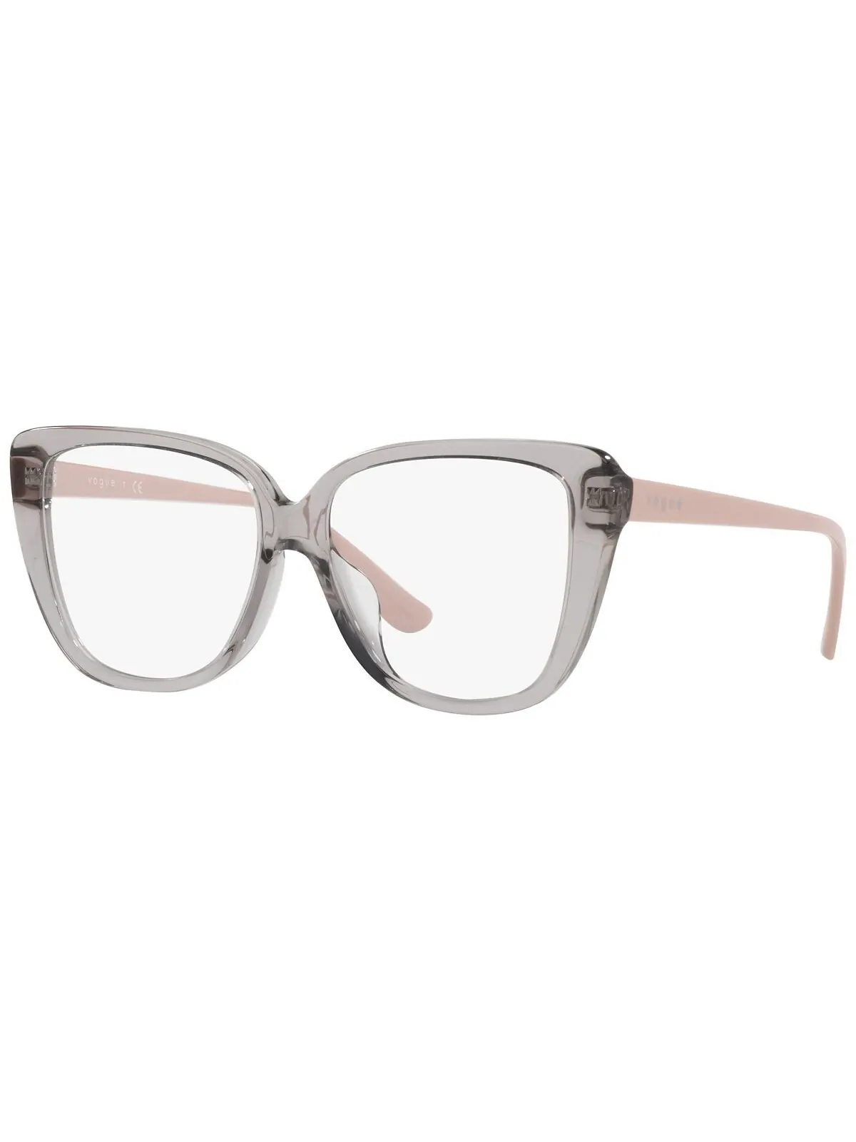 VO5413F Женские очки Butterfly с низкой перемычкой Vogue Eyewear — изображение 1 из 4, прозрачный серый