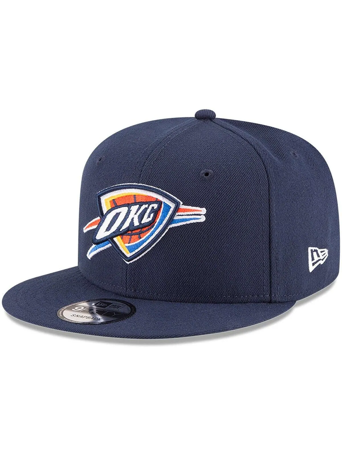 Мужская темно-синяя регулируемая бейсболка Snapback Oklahoma City Thunder Official Team Color — изображение 1 из 4