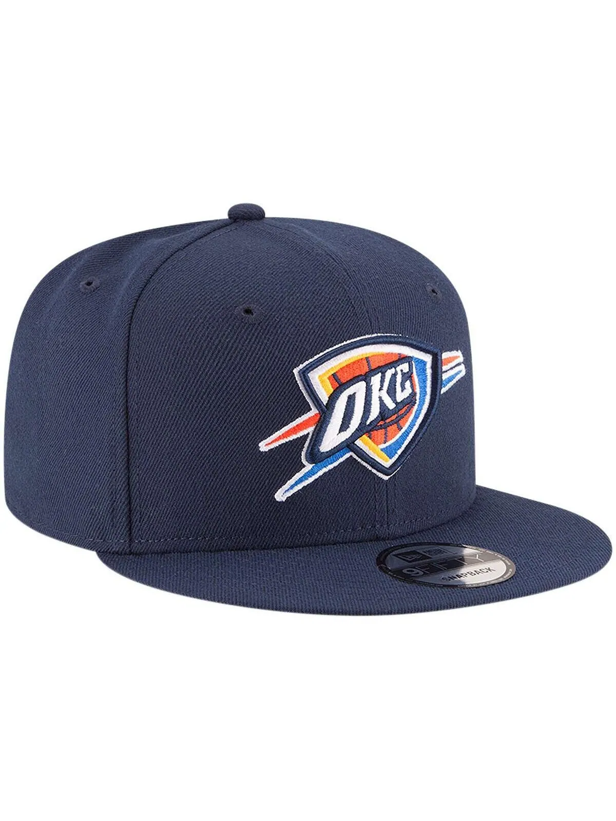 Мужская темно-синяя регулируемая бейсболка Snapback Oklahoma City Thunder Official Team Color — изображение 3 из 4
