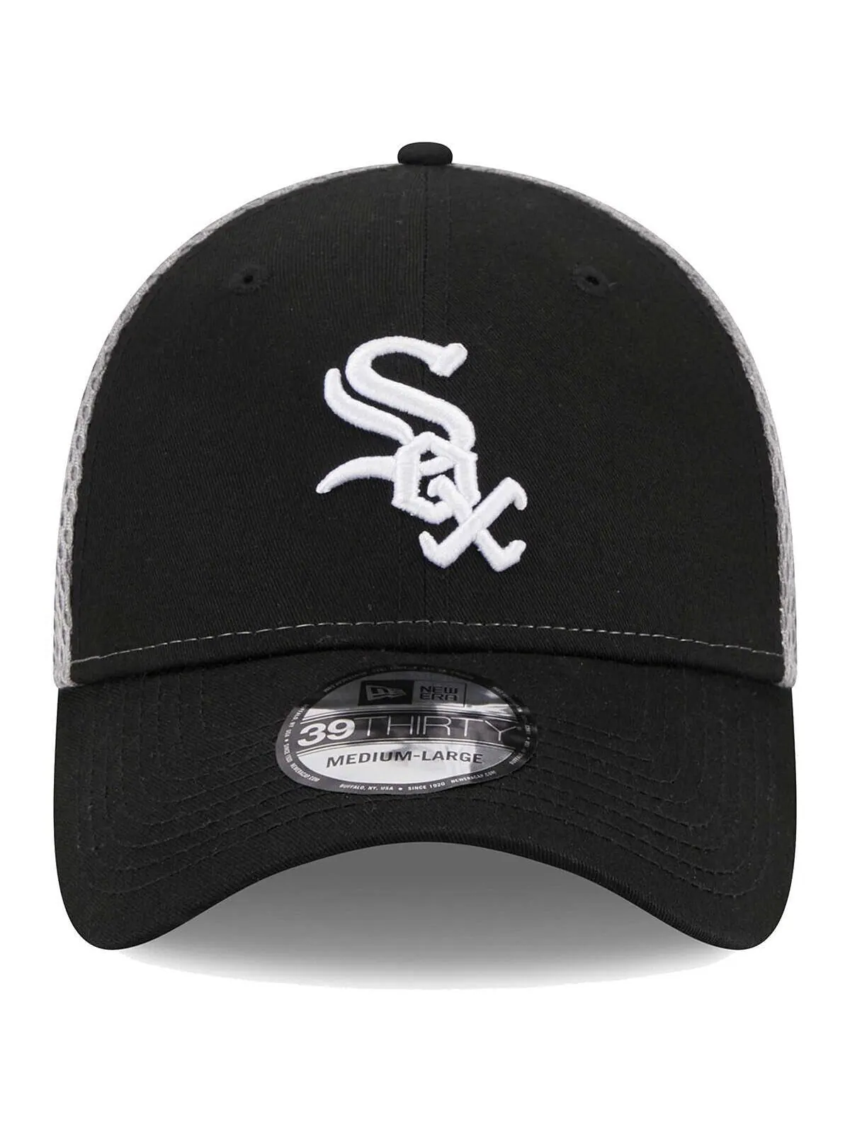Мужская черная кепка Chicago White Sox Team Neo 39THIRTY Flex Hat New Era — изображение 2 из 4, черный